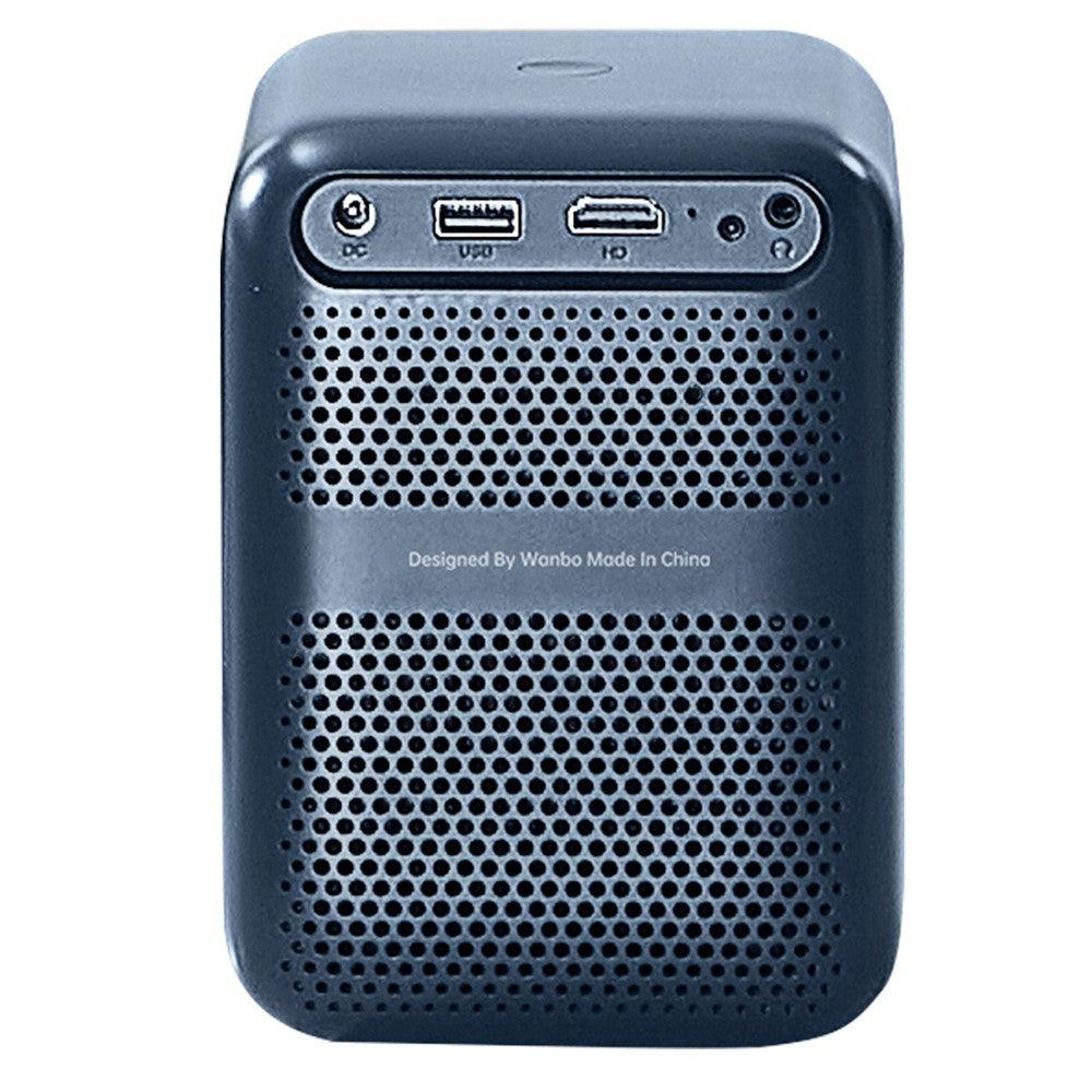 Wanbo T2 Max Projektorius + Dovana mėlynas  idealiai tinka filmų žiūrėjimui, pristatymams ar žaidimams.